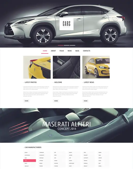 Car Passion - Responsive WordPress Theme