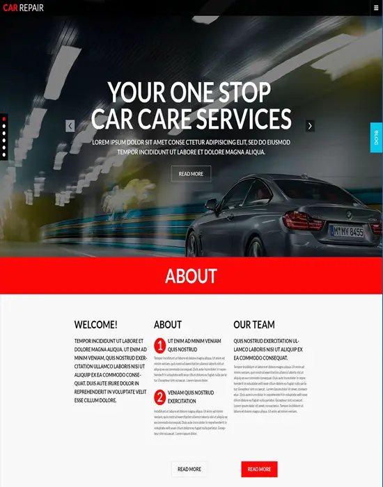 Car Repair - Exclusive Car WordPress Theme