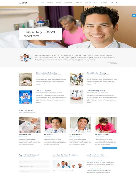 Medical - Premium Responsive Medical Health WordPress Theme