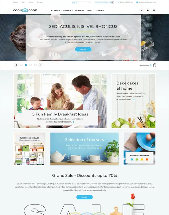CoonCook - Online Store WooCommerce WordPress Theme
