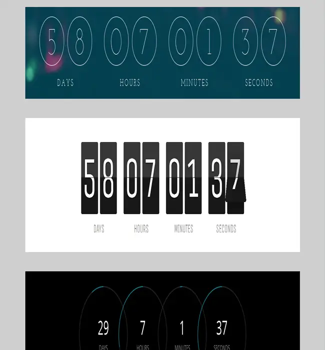 Count Everest - countdown Responsive jQuery Plugin