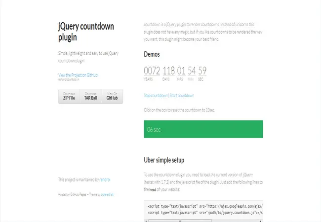 Final Countdown - Free date countdown plugin for jQuery
