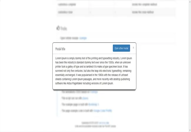 Custombox - Js Free Modal Window Effects with transitions CSS3
