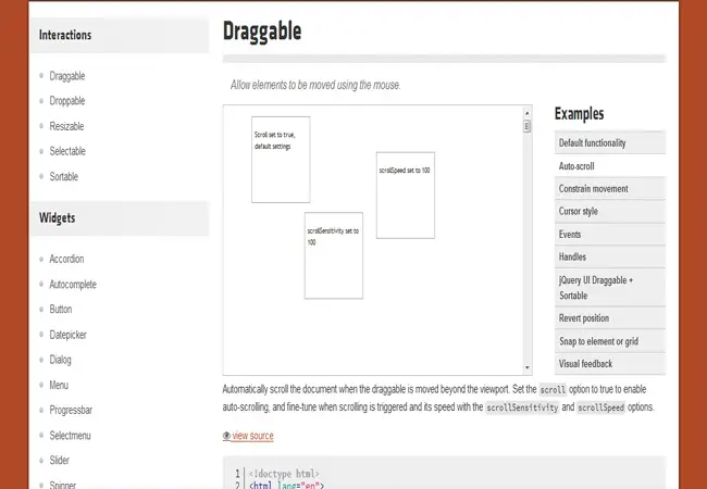 Draggable - jQuery elements Drag and Drop Plugin