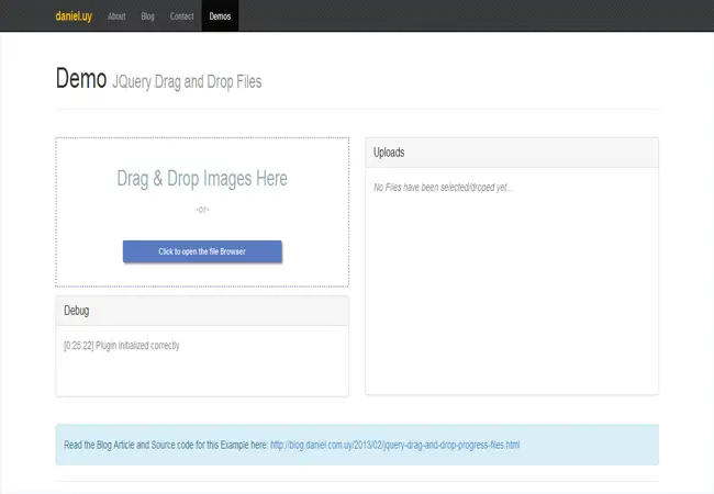 File Uploader - drag and drop ajax file uploader