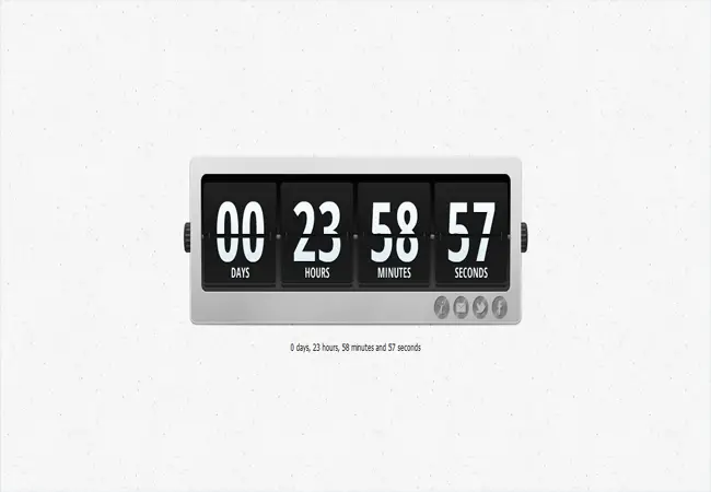 Gaur - Countdown with Animation jQuery Plugin