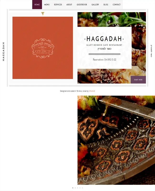 Haggadah – WordPress Kosher Cafe Restaurant Theme + RTL