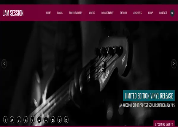 JamSession - Music & Music Band WordPress Responsive Theme
