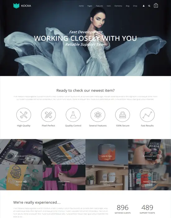 Kocka - E-Commerce Flexible and Powerful WordPress Theme