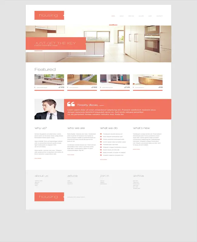 Laguna Seca - Renting Agency WordPress Theme