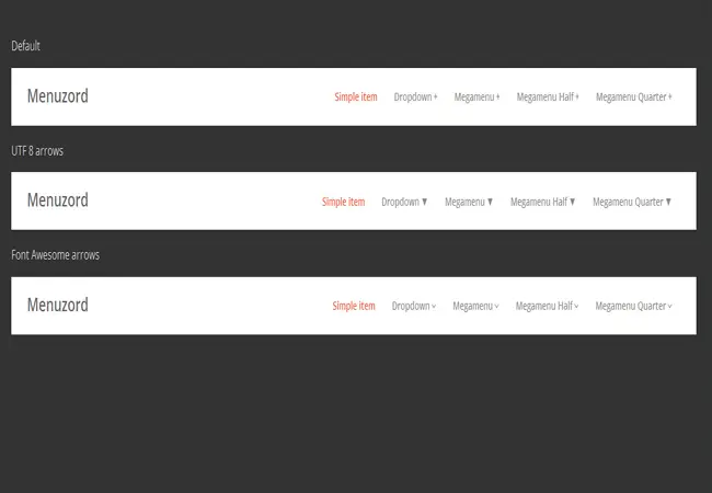 Menuzord - Responsive Modern Mega menu Plugin