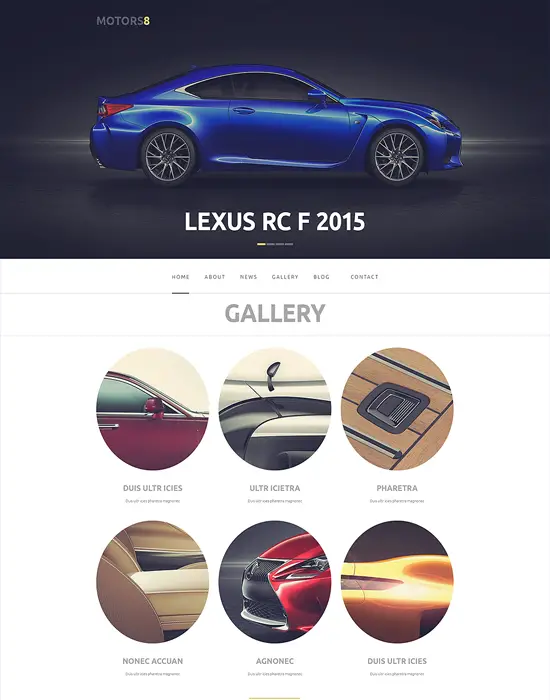 Motors8 - WordPress Responsive Theme