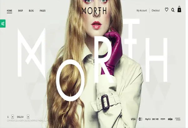 North - Unique E-Commerce WordPress Responsive Theme