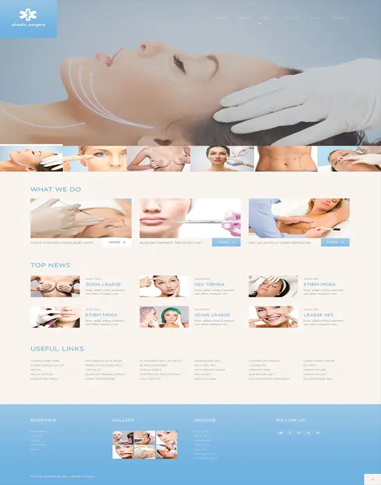 Plastic Surgery - Responsive WordPress Theme