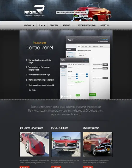 Radial - Responsive Premium Automotive & Tech WordPress Theme