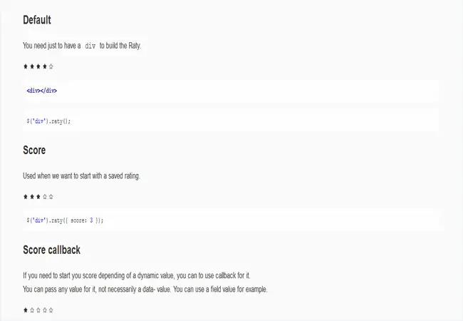 Raty FA - Star Rating Plugin with Font Awesome 