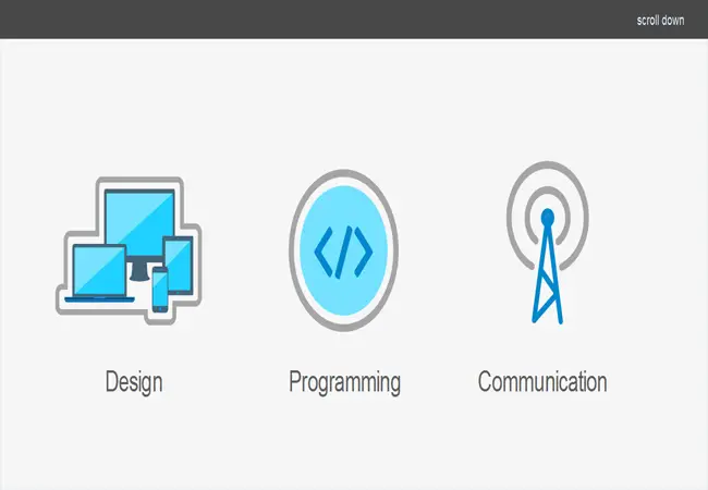 SVG Logo Scroll Animation