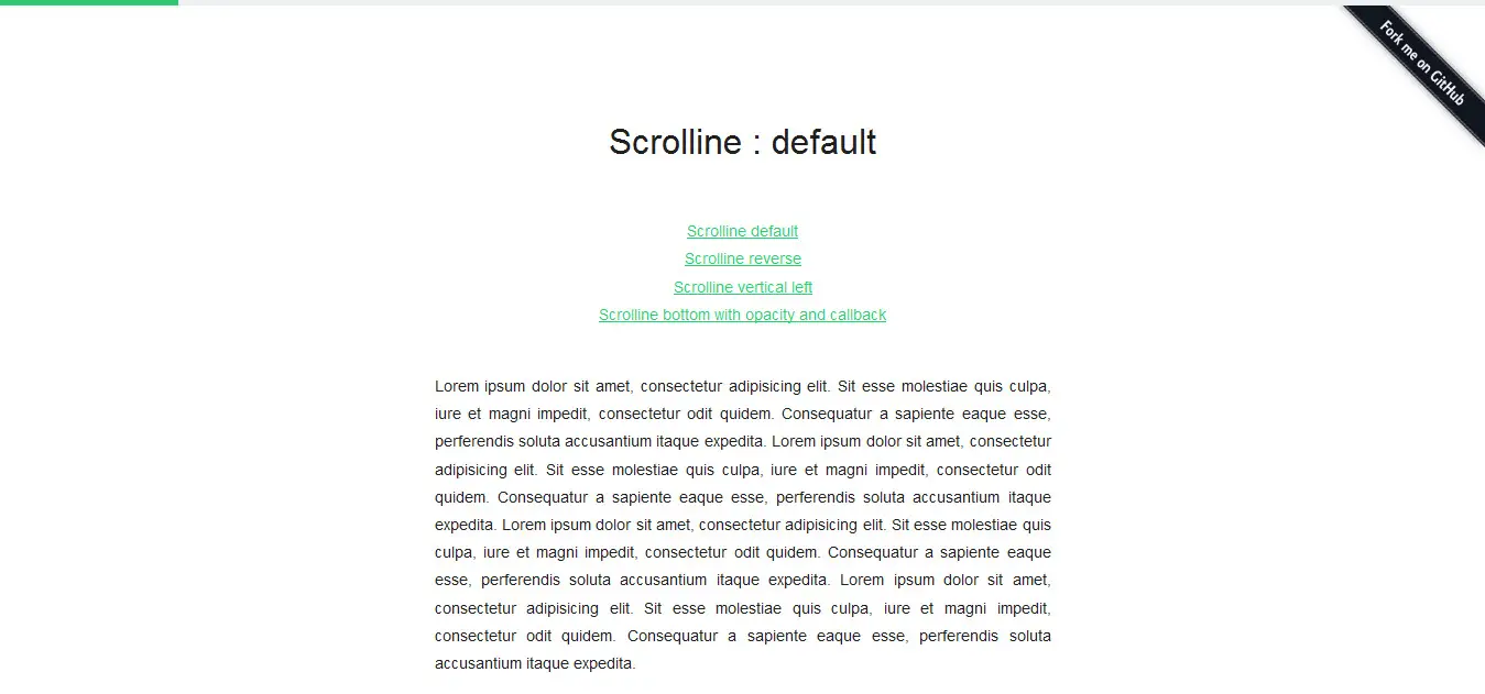 Scrolline.js - Free scroll line direction jquery plugin 