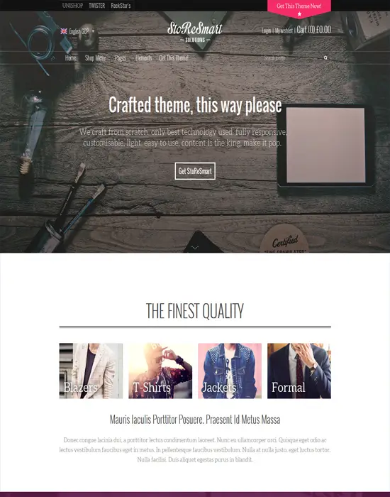 StoReSmart – Multipurpose Ecommerce WordPress Theme