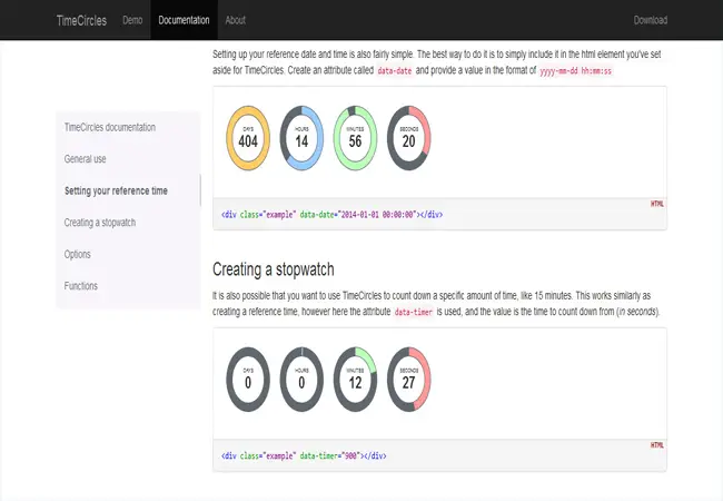 TimeCircles - Free jQuery Circular Coundown plugin