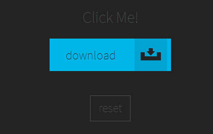 3D Download Button w/ Meter Progress