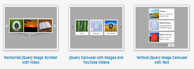 Amazing Carousel - Responsive jQuery Carousel, WordPress Image Scroller