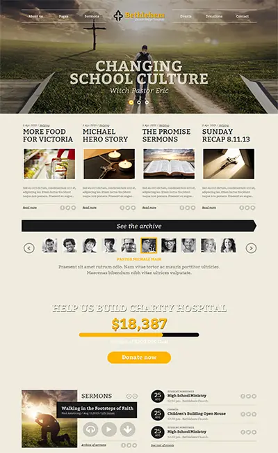 Bethlehem - Church Bootstrap 3 HTML5 Template