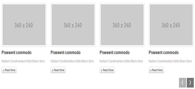 Bootstrap - Responsive Moving Box Carousel Demo
