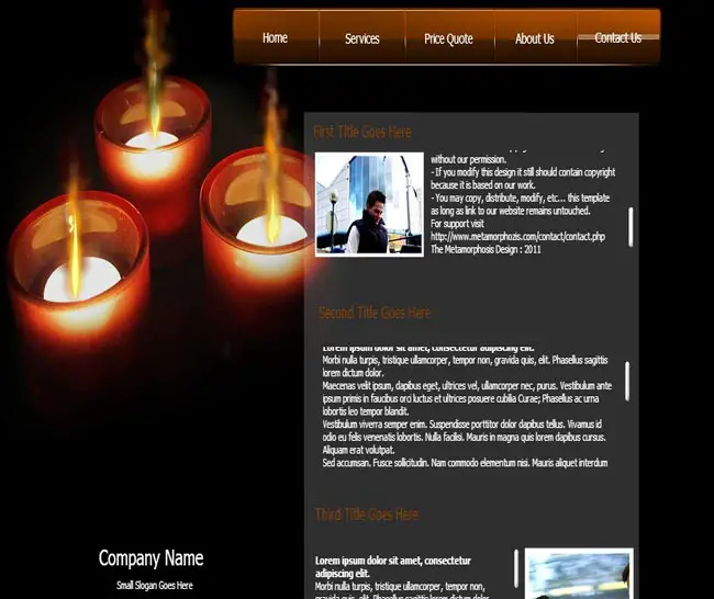 BusinessPro - Flash Animated Free Business Template