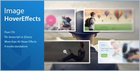 CSS3 Image Hover Effects - Pure CSS - premium