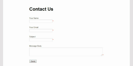 Contact Form Manager