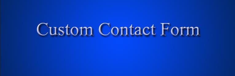 Custom Contact Forms