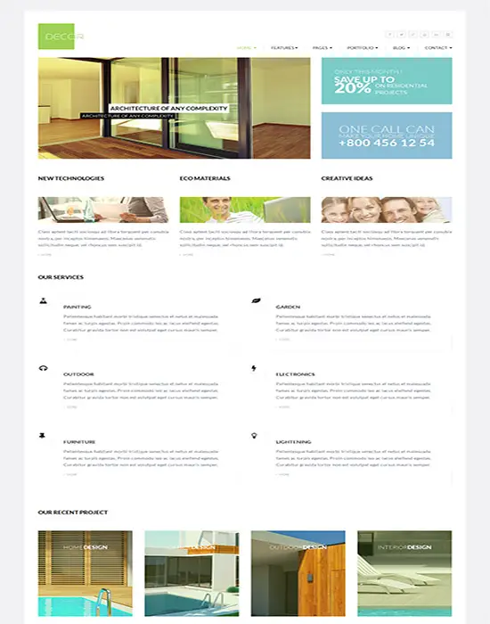 Decor - HTML5 Versatile Template 