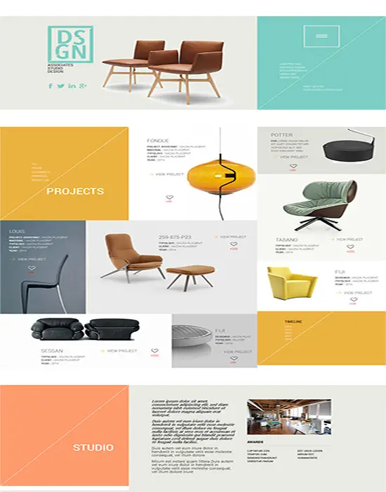 Dsgn - interior architects Multipurpose Responsive web template