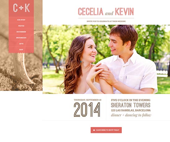 Eternity - Responsive Wedding Template
