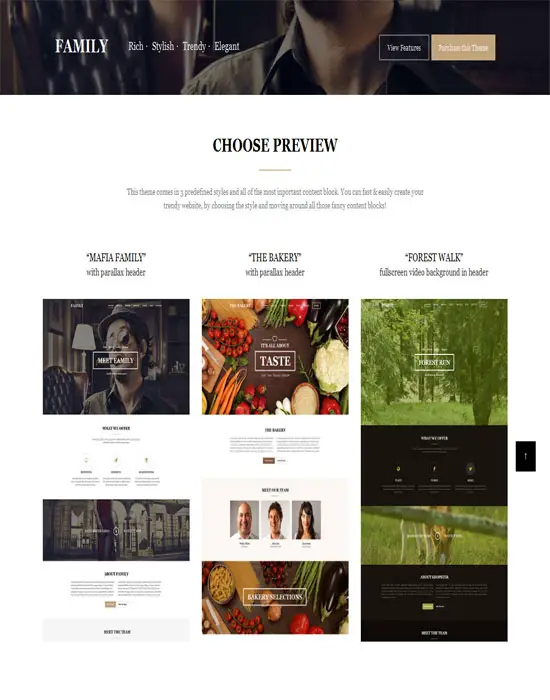 Family - MultiPurpose Responsive One Page Template