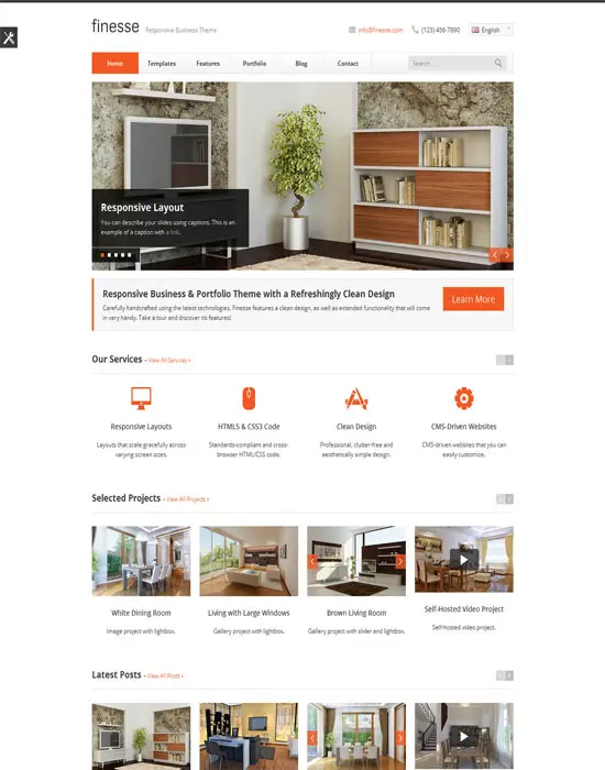 Finesse - Responsive Business HTML Template