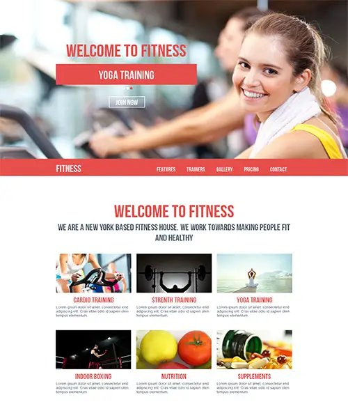 Fitness Muse Template 
