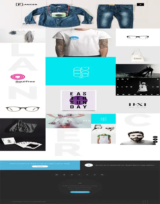 Flancer - Responsive HTML5 Portfolio Website Template