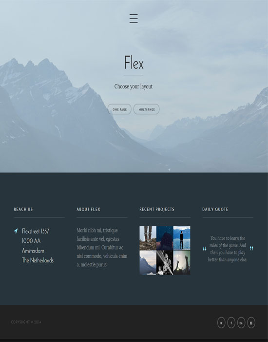 Flex - Multi-purpose HTML Template