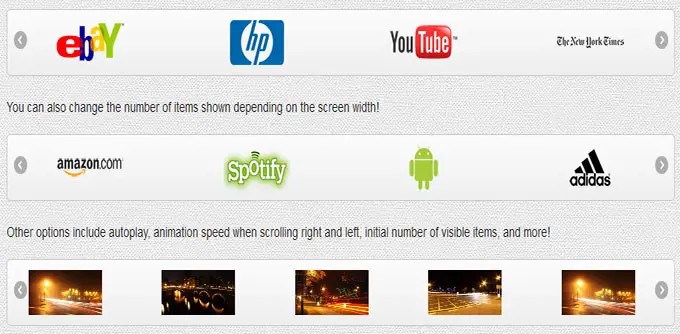 Flexisel - Responsive Carousel jQuery Plugin