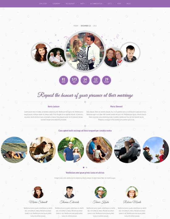 Florence - Responsive Wedding Site Template