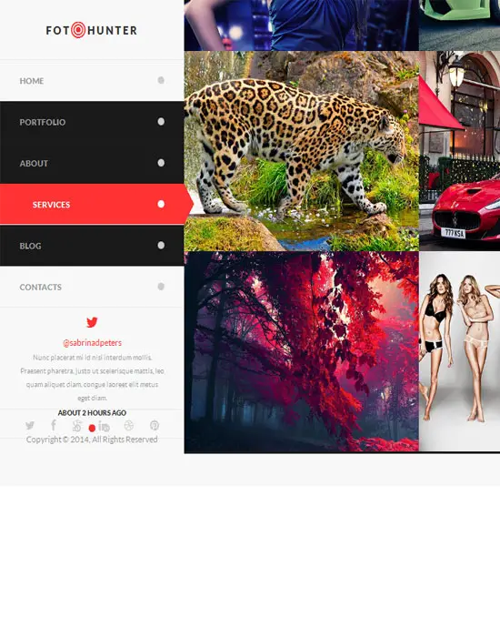 FotoHunter - Creative Photographer Template