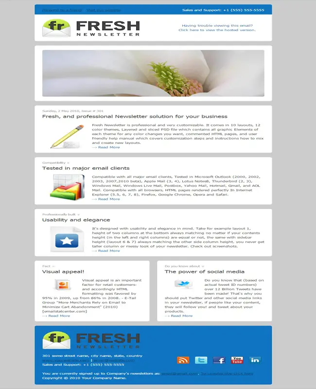 Fresh - Professional Multipurpose Newsletter Template