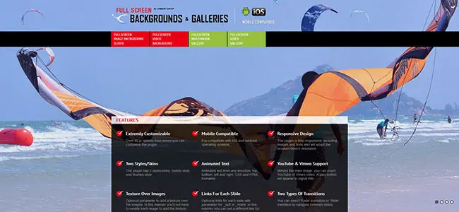 FullScreen Background / Gallery - Image and Video – Premium