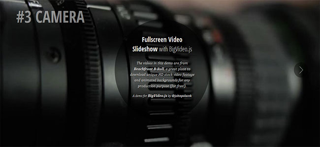 Fullscreen Video Slideshow with BigVideo.js 