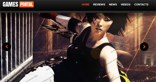 Game Portal HTML5 Website Template