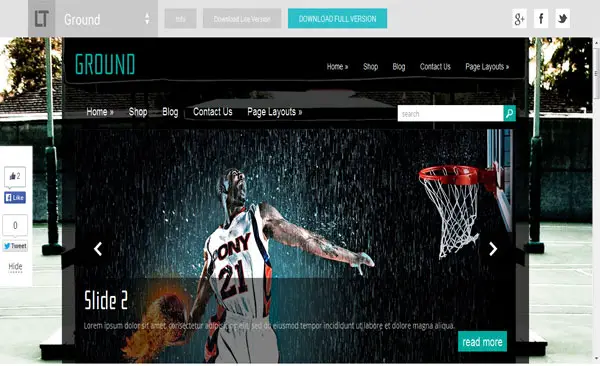 Ground-Free Gaming HTML Website