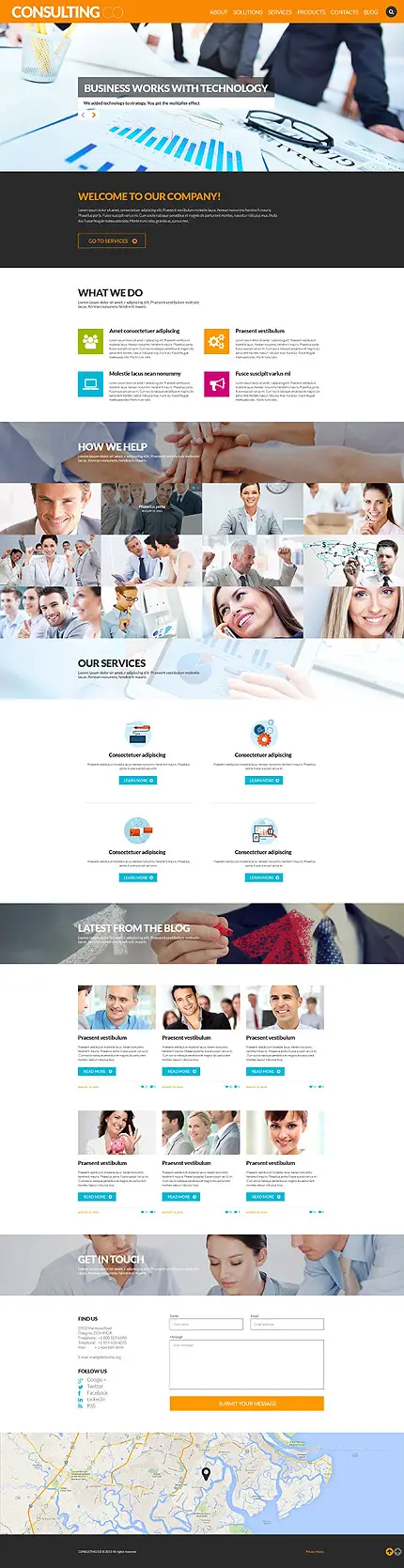Consulting Business WordPress Website