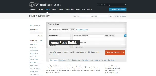 Aqua Page Builder - wordpress drag and drop page builder